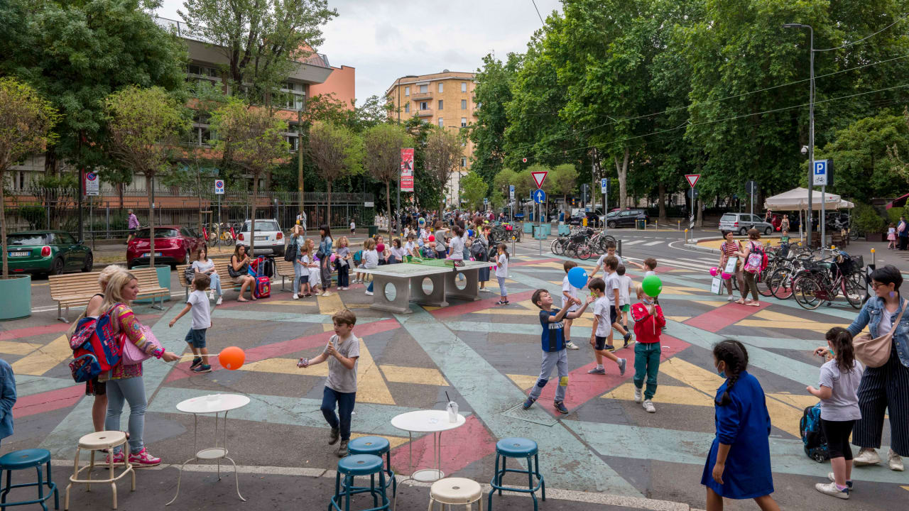 Milan turned 250,000 sq. toes of parking into public house