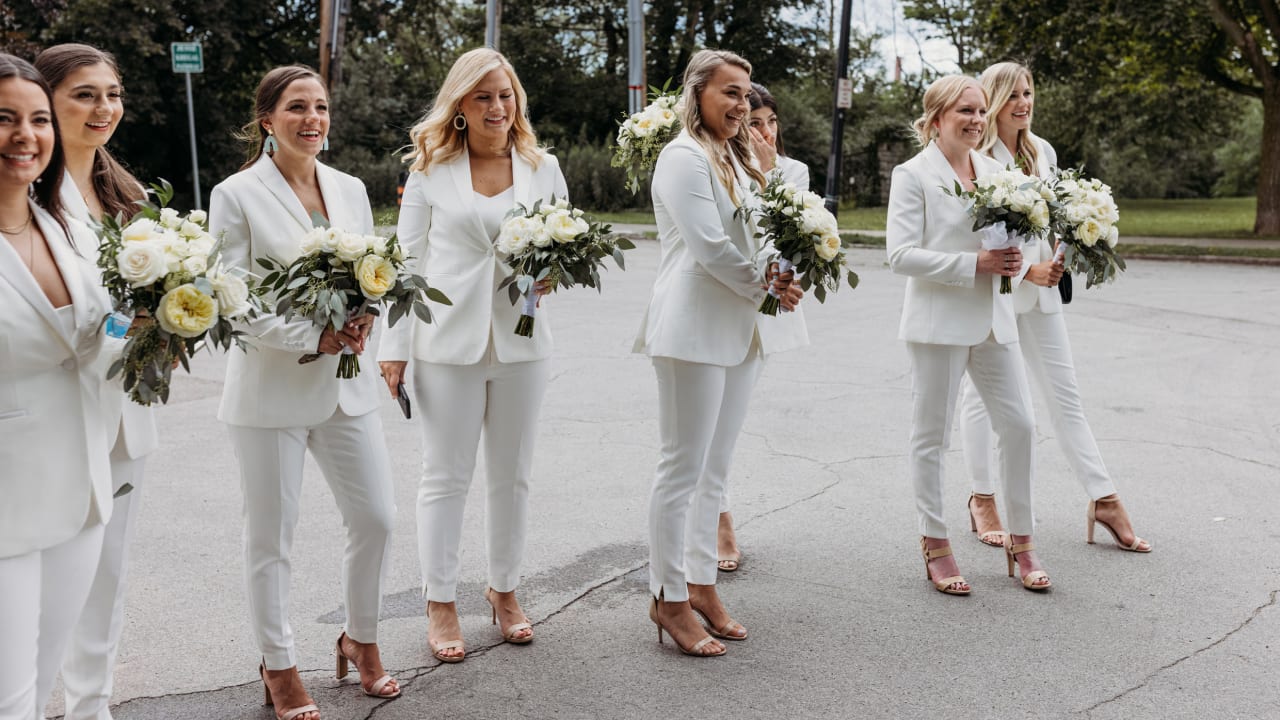 This startup began designing wedding tuxes for women–and its revenues sextupled