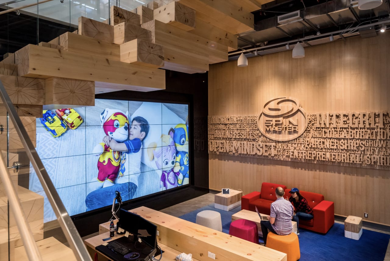 In STUDIO Designs Fun into Toronto Toy Company Spin Master's Headquarters -  Interior Design