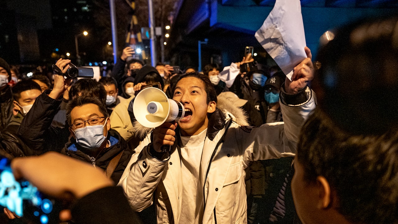 Thousands Of Chinese Citizens Have Flocked To The Streets To Express T
