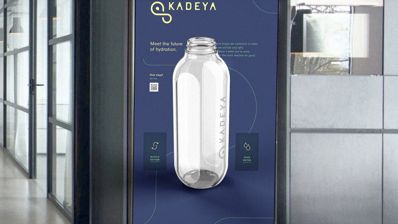 Beverage vending machine sanitizes, refills used bottles to reduce  single-use bottles