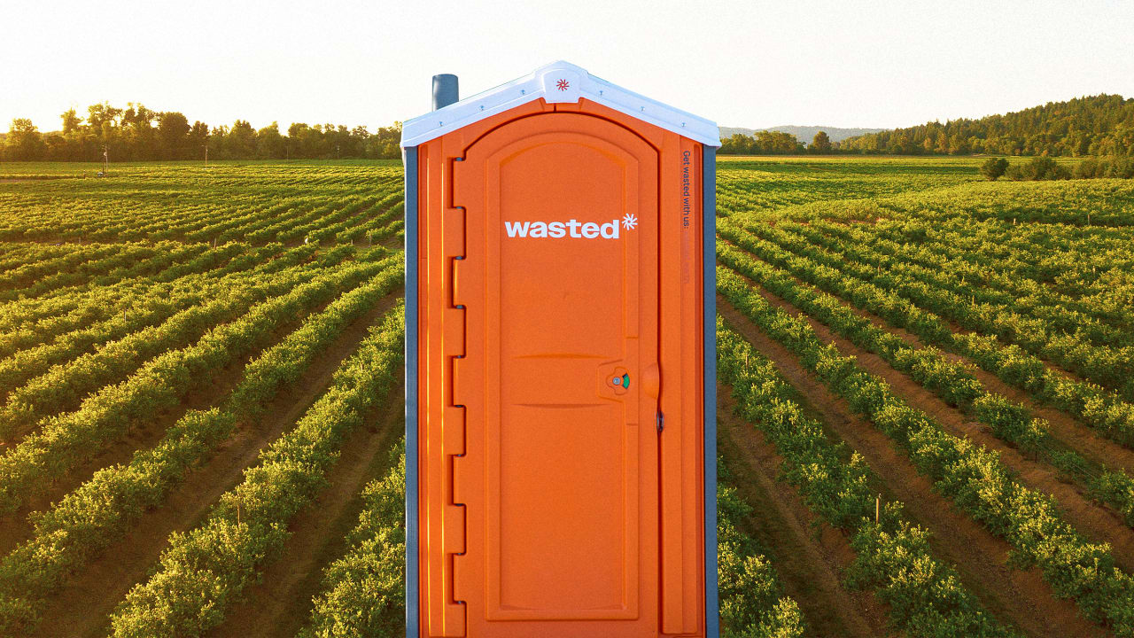 No one likes using a port-a-potty, but at least this one makes fertili