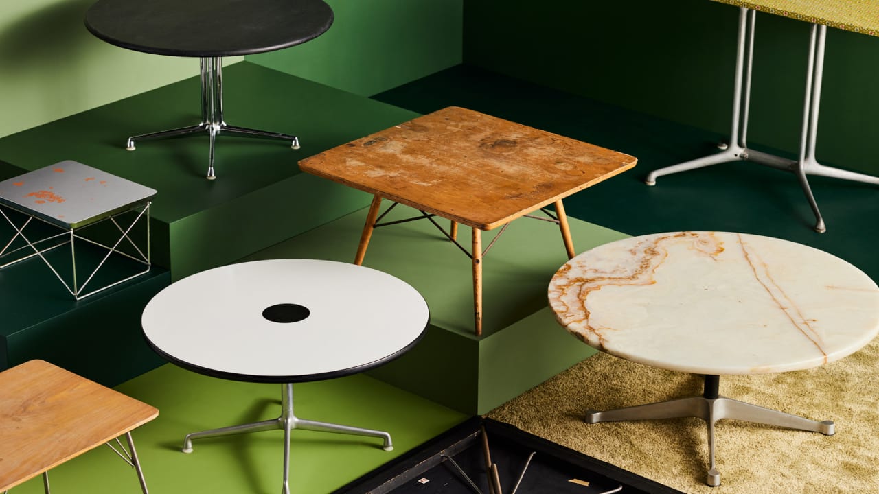 Eames chairs are classics. So are Eames tables