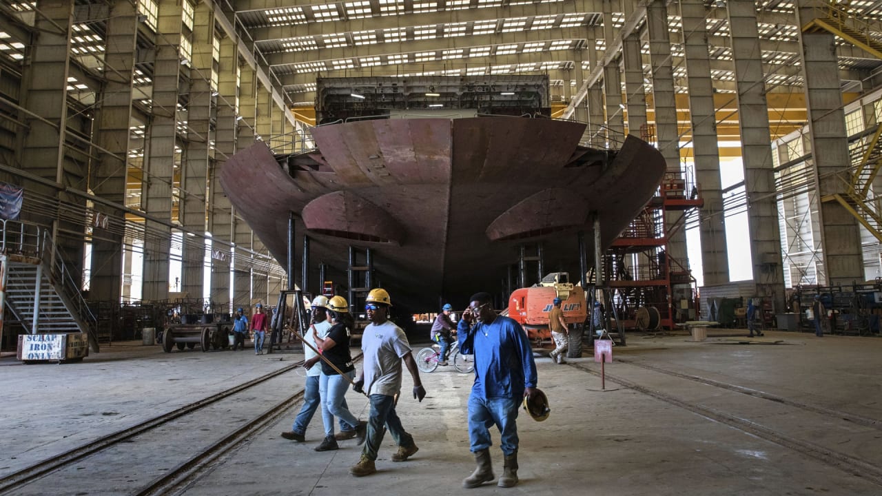 This giant ship is a symbol of the shift from oil to renewables