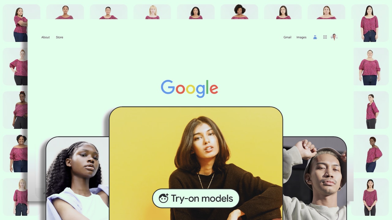 Google unveils AI features such as virtual shopping and skin scanning