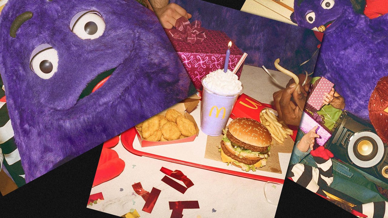 McDonald's Grimace shake flavor taps into nostalgia marketing