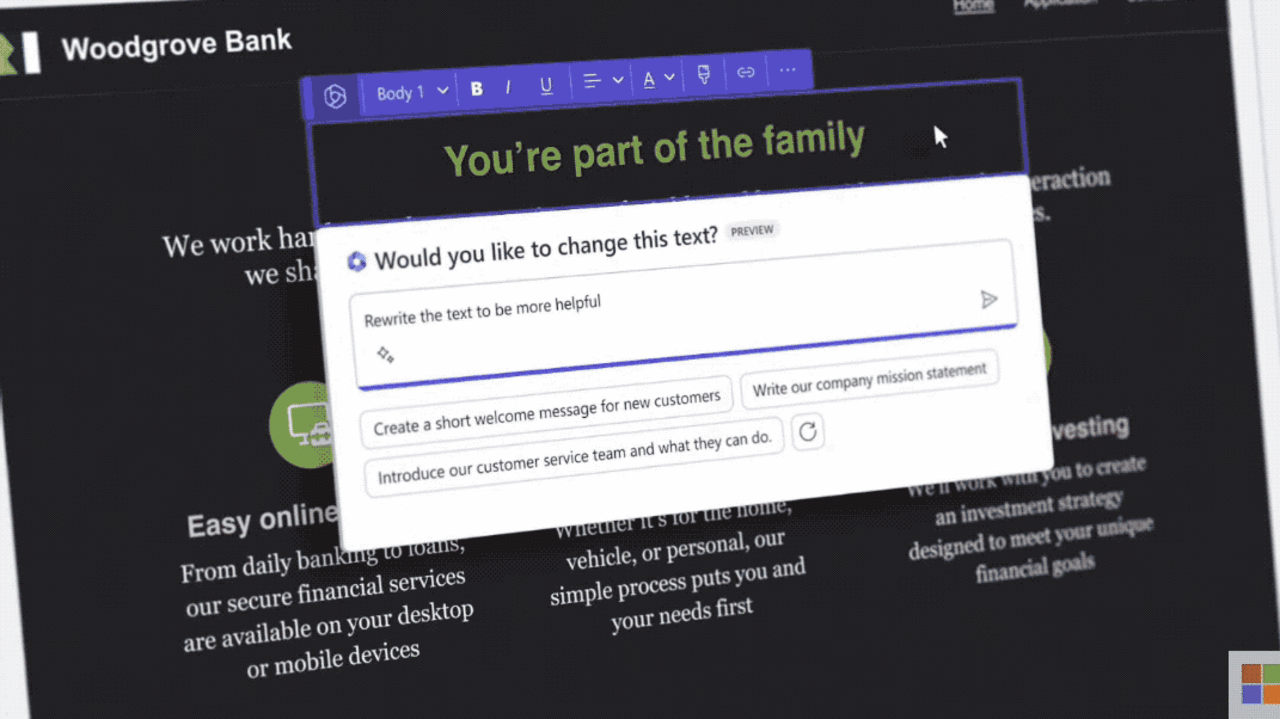 Microsoft Adds Ai Copilot To Its Low Code Website Tool Microsoft Adds Ai Copilot To Its Low Code Website Tool