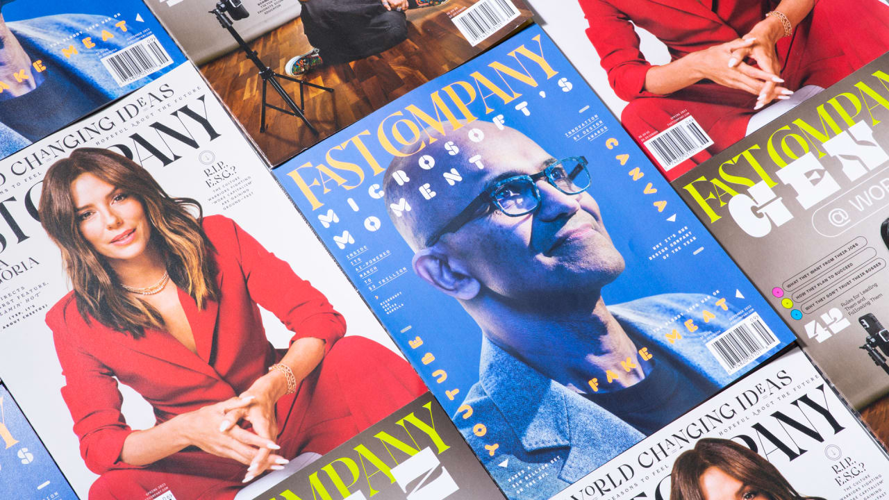 Fast Company magazine gets a redesign