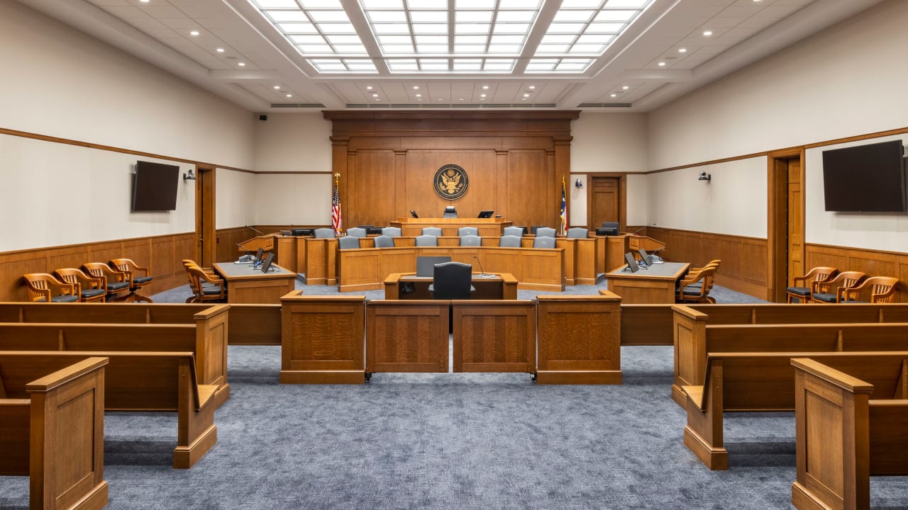 Charlotte’s federal courthouse has a unique courtroom inspired by Thom
