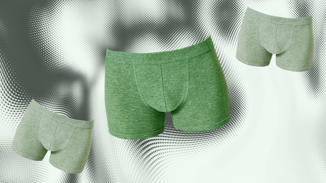 Skims Boxer Brief 5 in Green for Men