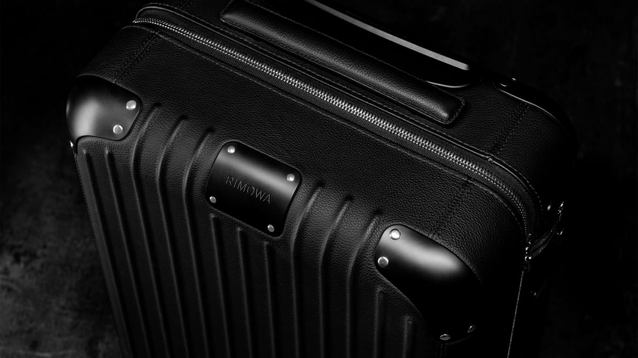 Rimowa debuts its first leather carry-on suitcase