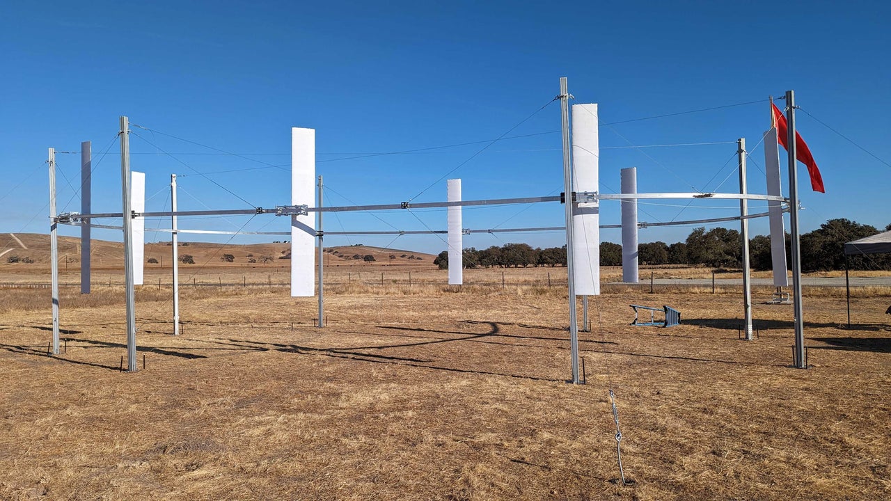 This wind turbine looks like nothing you’ve ever seen before