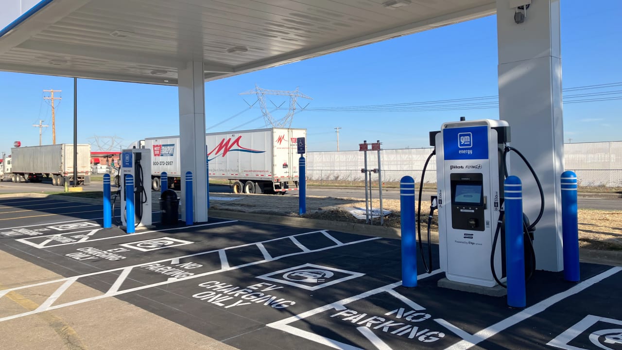 The 2021 infrastructure bill put $5B toward an EV-charging network. The first station just opened