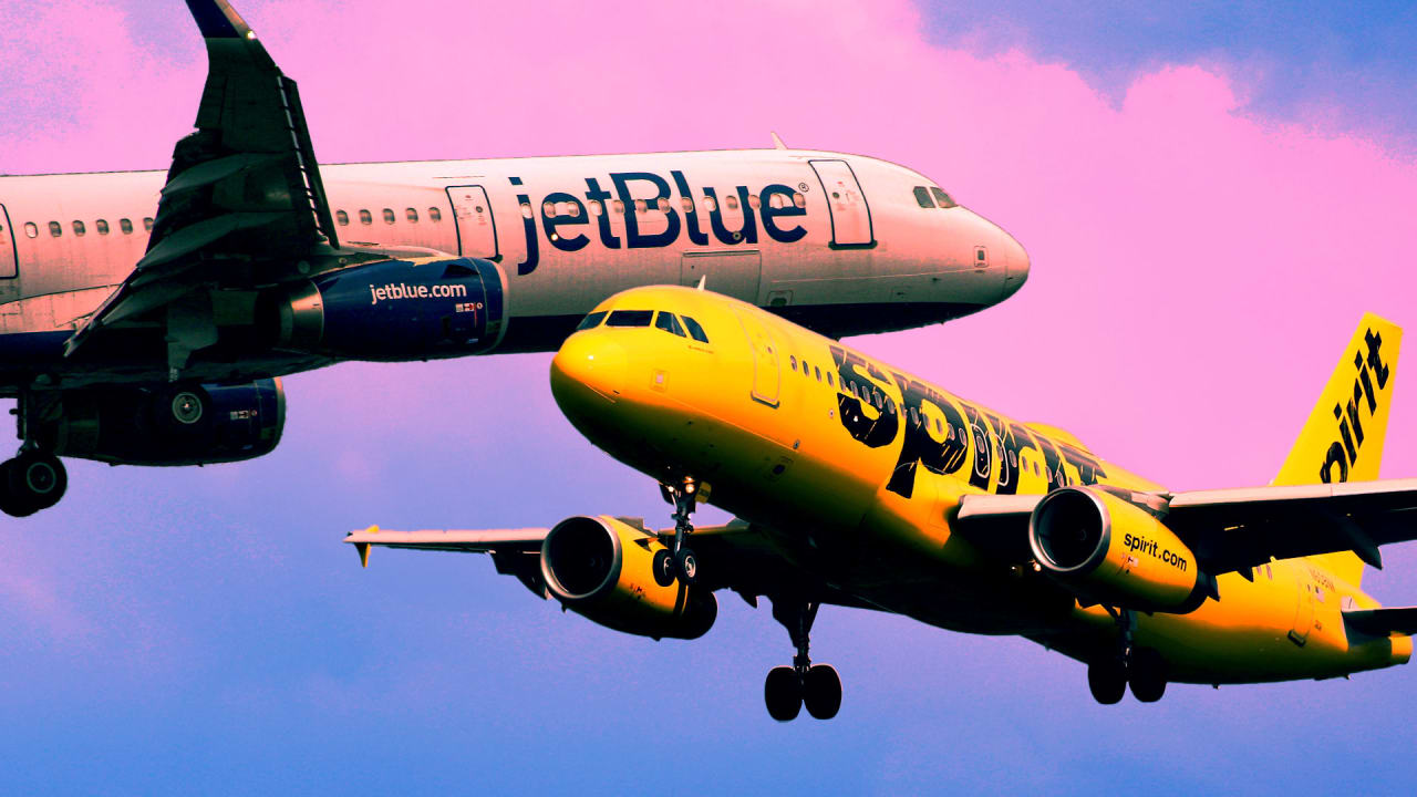 JetBlueSpirit merger blocked in warning to airlines from Justice Dpt