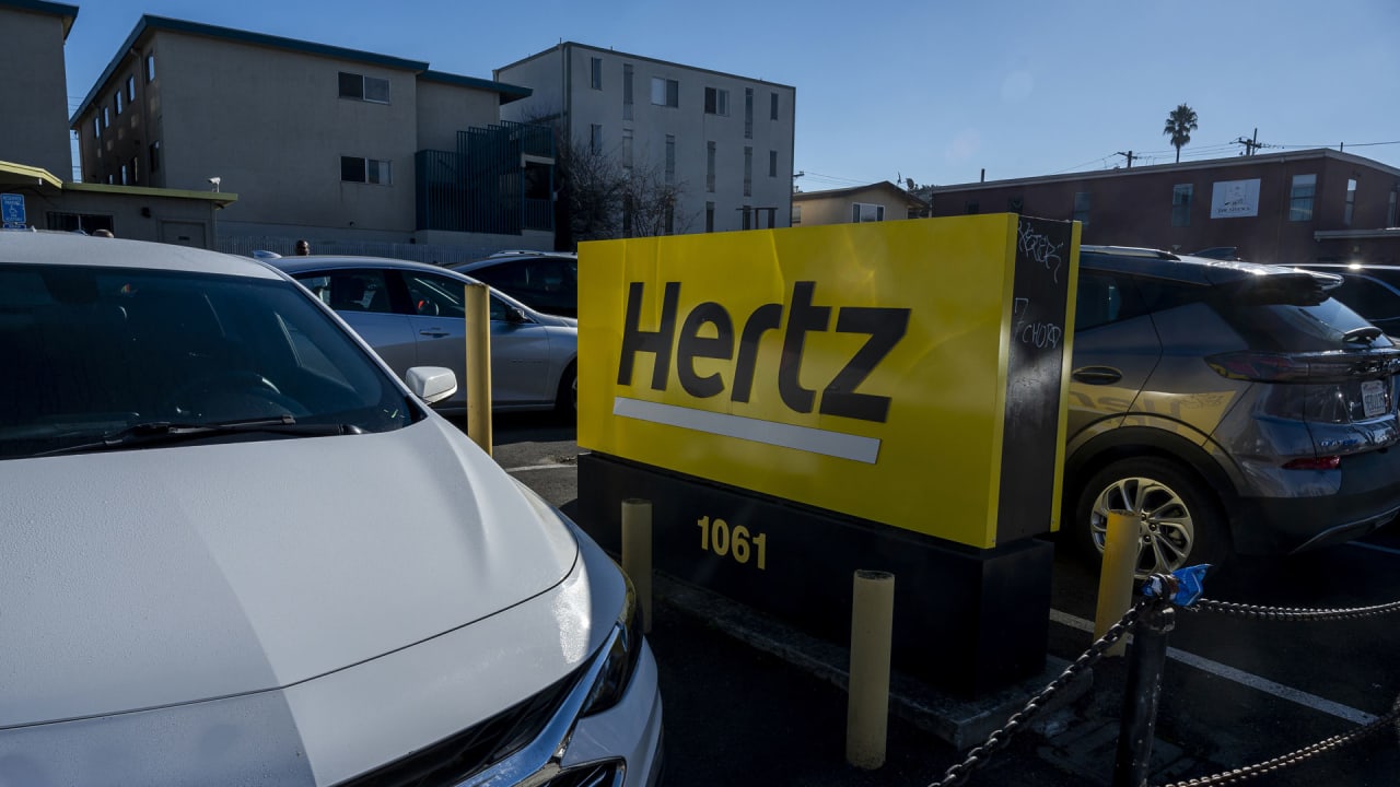 Hertz rental car downgraded by Stanley amid shift away from EVs