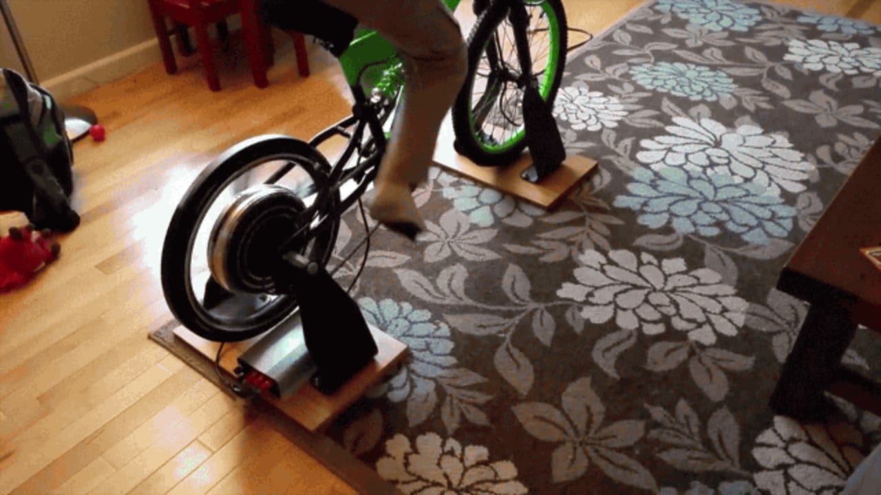 power generating exercise bike
