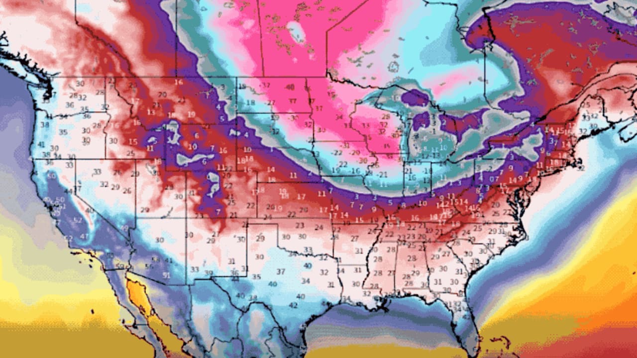 Current Wind Chill Map These 2019 Polar Vortex Maps Help You Track The Bone-Chillingly Cold T