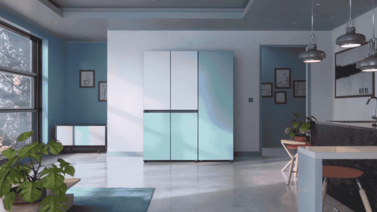 Samsung's Bespoke Line of Colorful Fridges Blend into Your Cabinets