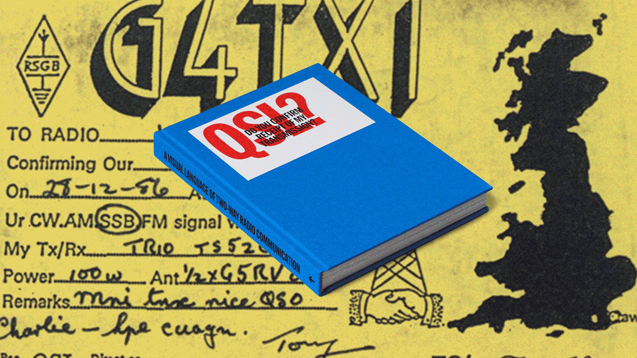 Illustrated ham radio QSL cards were email before email existed pic