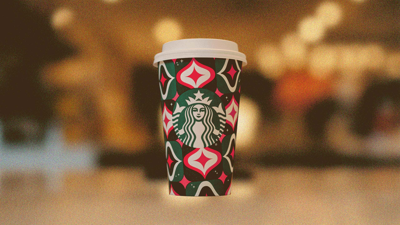 Starbucks' new holiday cups are DIY-style
