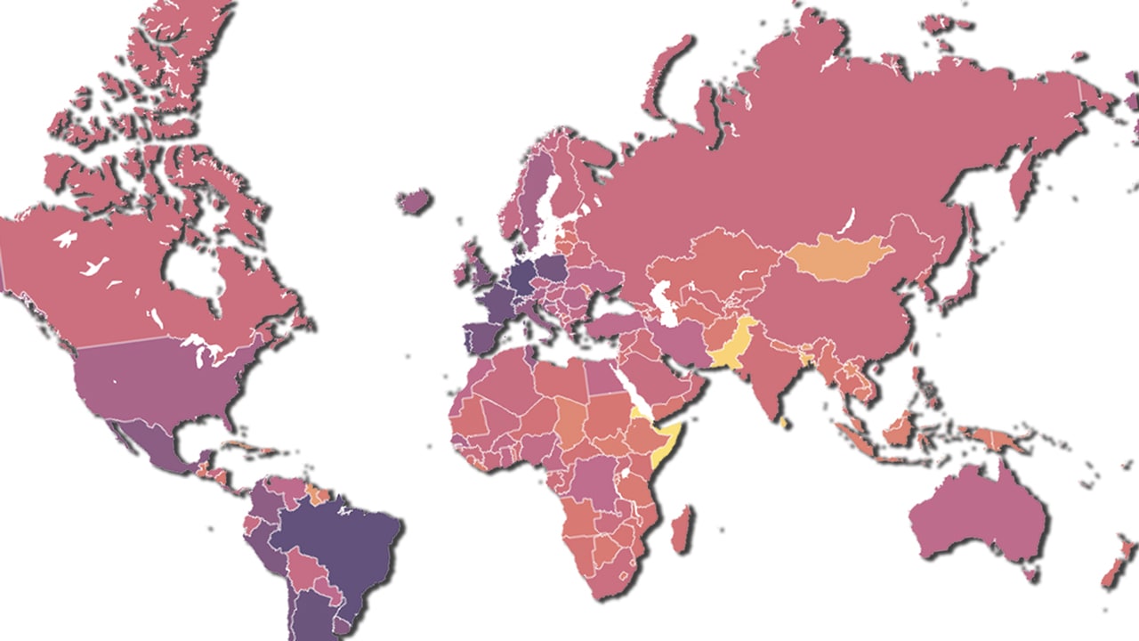 World Cup rankings, player ages, history: These 33 interactive maps have all your FIFA facts