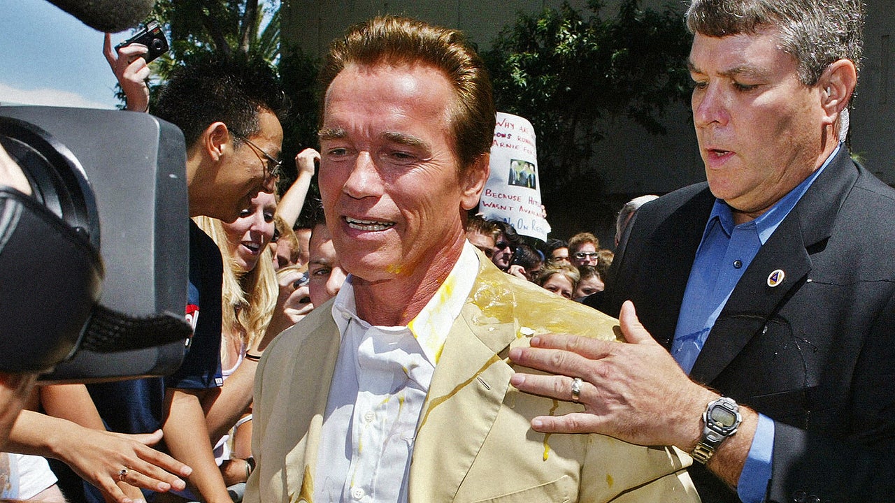 Watch just-egged Arnold Schwarzenegger’s defense of political eggings