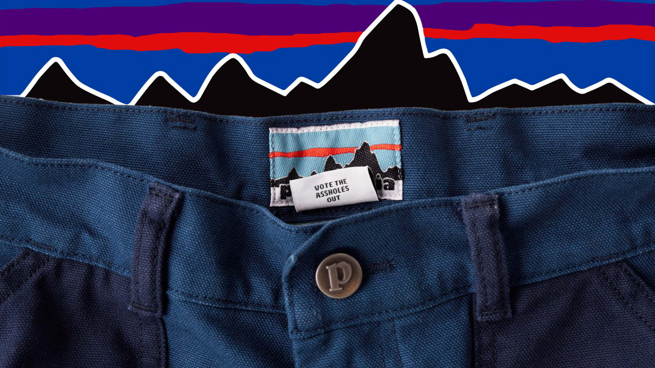 Patagonia sells out of shorts with tags that read ‘Vote the Assholes Out’
