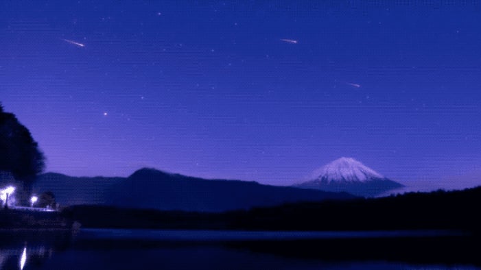 The world’s first artificial meteor shower is set to fly over Japan tonight