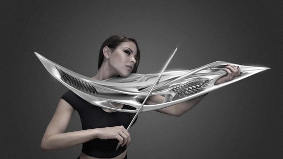 This Violin Looks Like A Sci-Fi Weapon