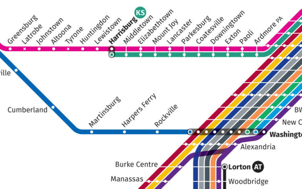This Redesigned Map Of U.S. Train Routes Might Make You ...
