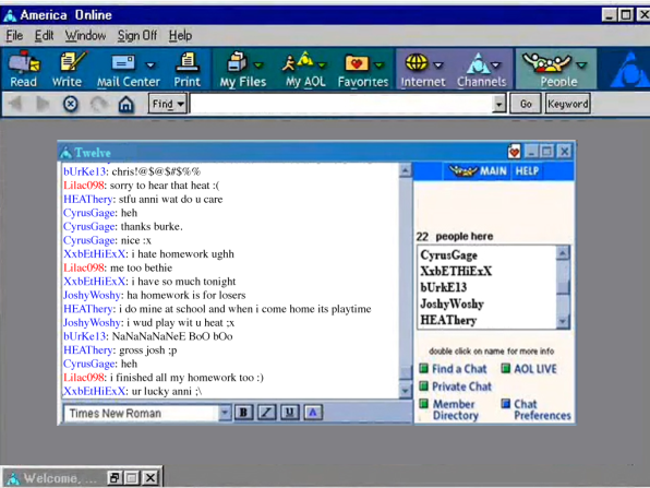 Aol Kid Chat Room