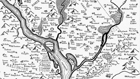 These Tolkien Esque Maps Turn American Cities Into Fantasy Realms Borrows Tolkien S Whimsical Cartographic Style To Map Out Major American Cities As Fantasy Lands Of Castles And Dragons All Hand Drawn In Ye Olde Pen