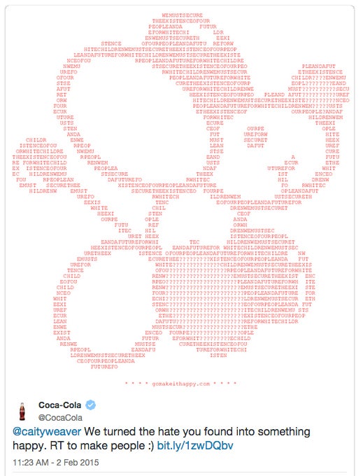 Coke Tweets Inspirational Hitler Art, Isn’t Actually That Into “Mein K