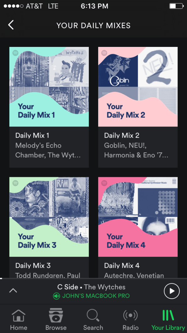 Remove daily mix spotify