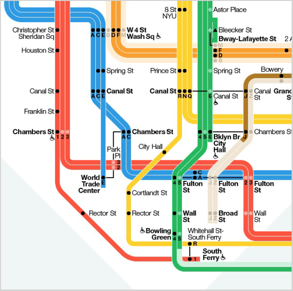 Infographic Of The Day: NYC Finally Builds A Better Subway Map