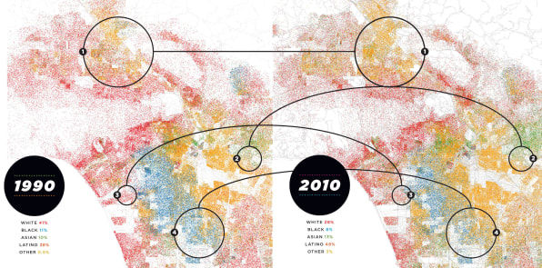 Infographic Shows The Shifting Racial Makeup of L.A. 20 Years After Ro