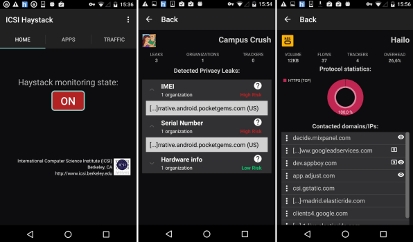 The Lumen app monitors what Android apps do with your data