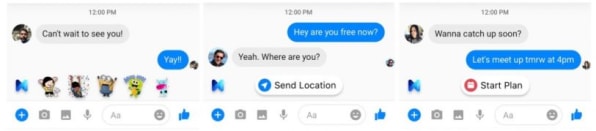 Facebook M suggestions
