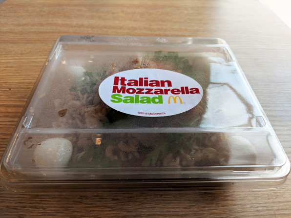 I Ate Everything On The Menu At Mcdonald S New Global Restaurant The Mozza Salad From France