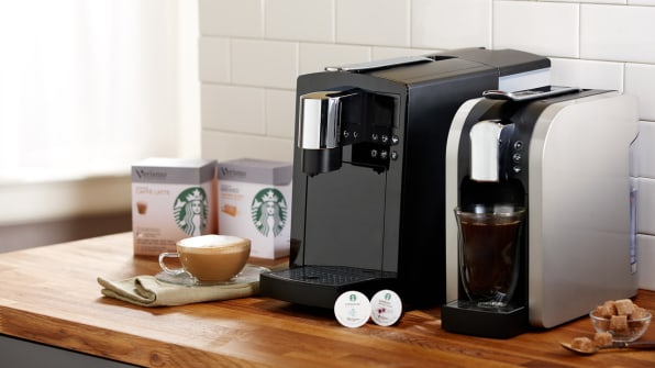 Starbucks Reinvents Itself For Home Brewers, With A Latte Machine