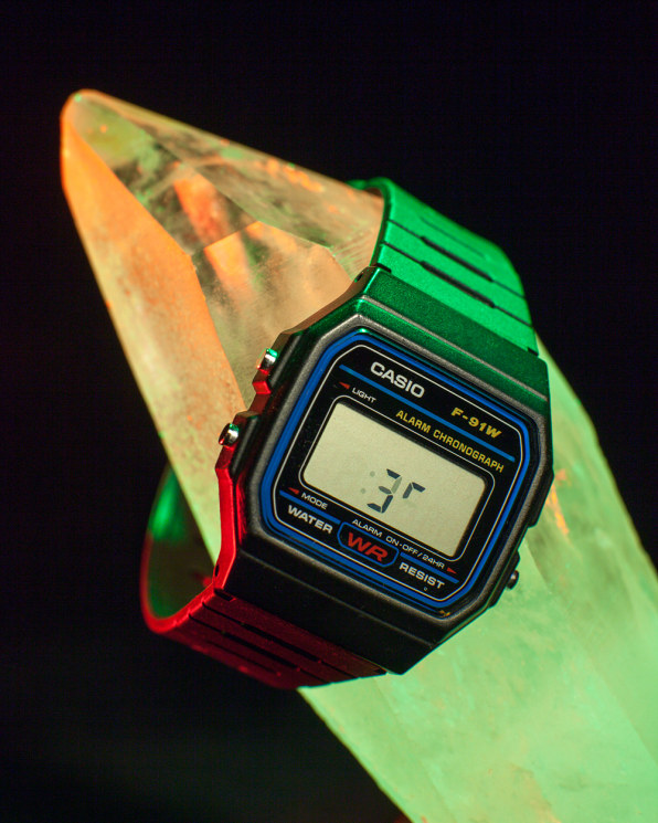 Casio cheap f91w display