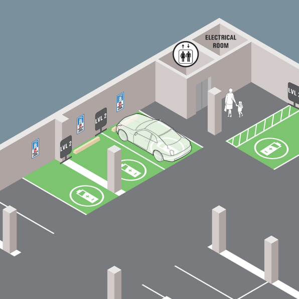 Electric Vehicle Charging Site Layout In - Olia Joscelin