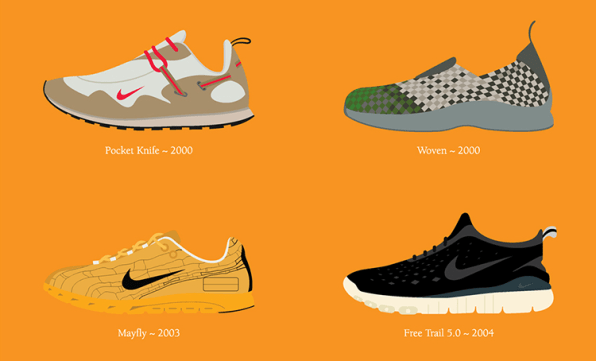 nike shoes through the years