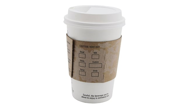 disposable coffee sleeves