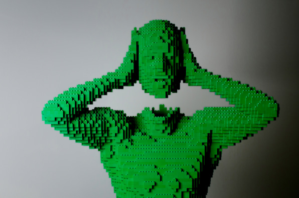 Lego sculpture artist hot sale