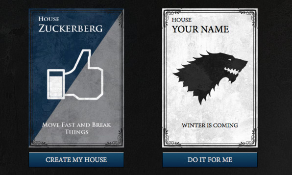 Make Your Own Game Of Thrones Style Family Crest
