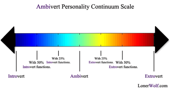 Introvert Vs Extrovert Chart