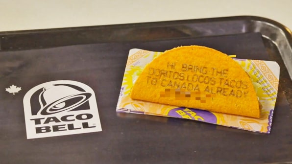 Taco Bell Forces Formerly Frustrated Fans To Literally Eat Their Words