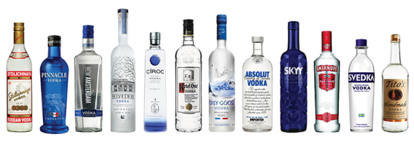 vodka brands USA