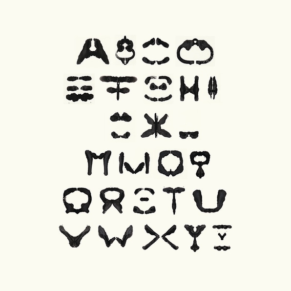 What Do You See In This Rorschach Alphabet